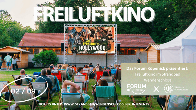 Freiluftkino im Strandbad : ONCE UPON A TIME IN HOLLYWOOD