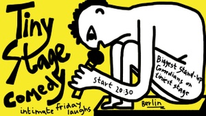 "Tiny Stage Comedy" - intimate stand-up in english at cozy bar @ friedrichshain