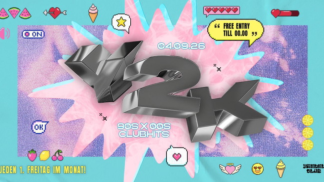 Y2K – 90´s - 00´s SAUSE 💿✨ Freier Eintritt bis 00.00 💿✨