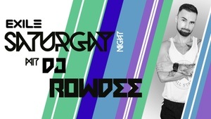 SaturGay Night mit DJ Rowdee