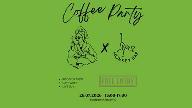 COFFEE PARTY RAVE X MONKEY BAR BERLIN