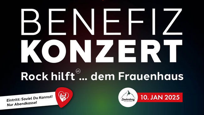 Rock hilft ... dem Frauenhaus | Benefizkonzert