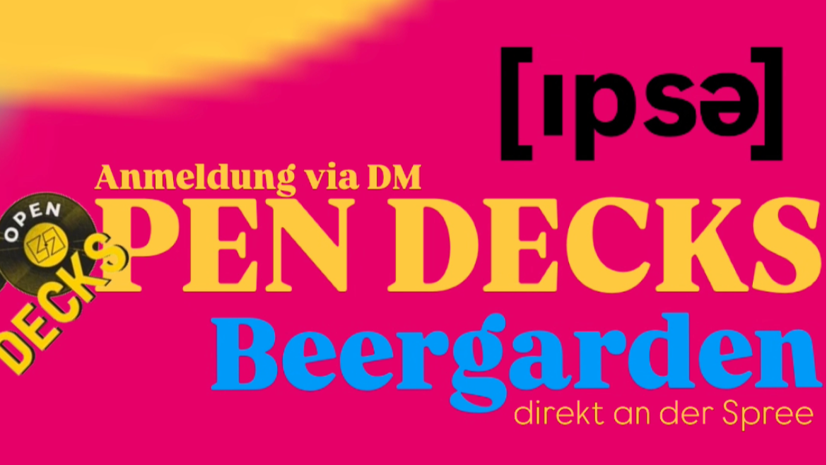 OpenDecks • [ipse.ufer] • Biergarten