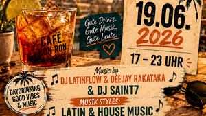 CAFÉ CON RON – Daydrinking & Music