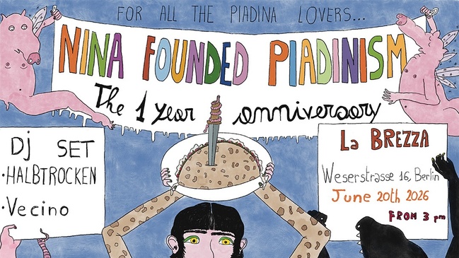 Piadina Pop-Up @ La Brezza | June 20th 2026