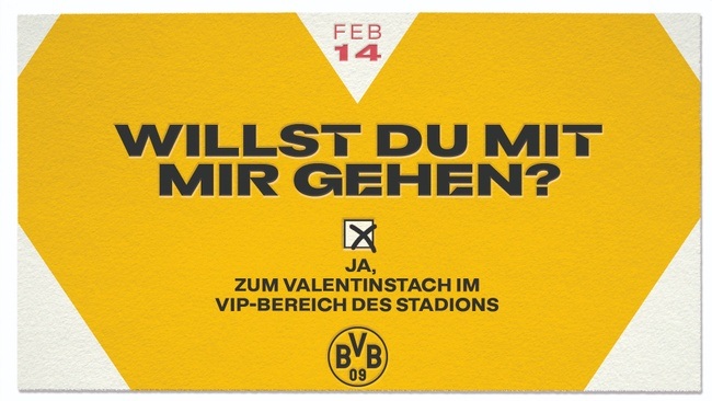 Valentinstach im SIGNAL IDUNA PARK