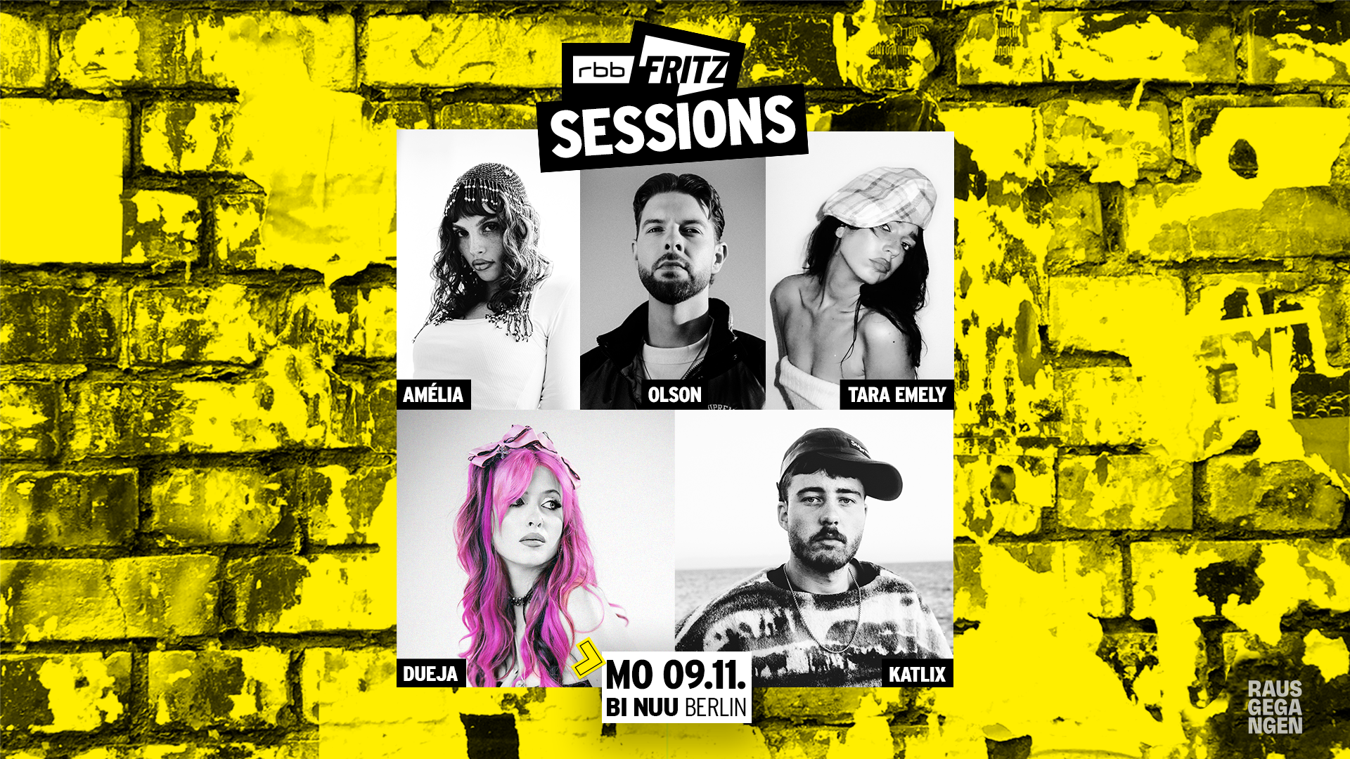 FritzSessions mit Amélia, Tara Emely, Dueja & Katlix