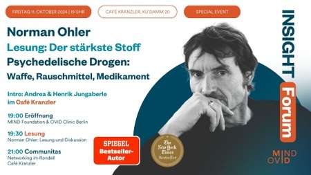 Der stärkste Stoff. Psychedelische Drogen: Waffe, Rauschmittel, Medikament - Lesung, Diskussion & Musik