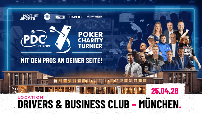 PDC Europe Poker Charity Turnier 2026