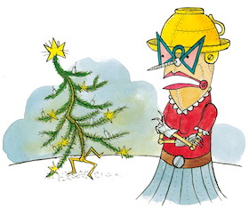 Ritter Rost feiert Weihnachten