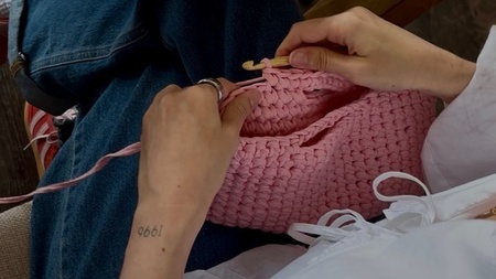 Tasche Häkeln Workshop im Studio Calma in Düsseldorf