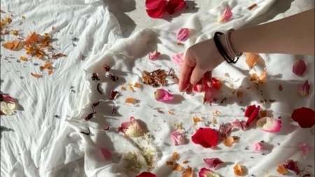 Eco Printing - Pflanzenabdrücke auf Textil