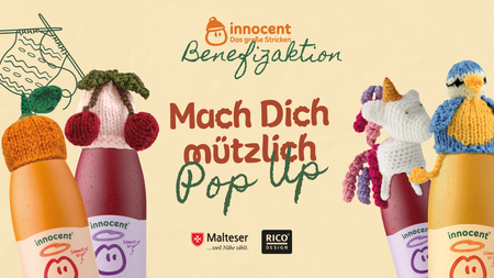 Pop-Up "Das große Stricken" – innocent x Malteser