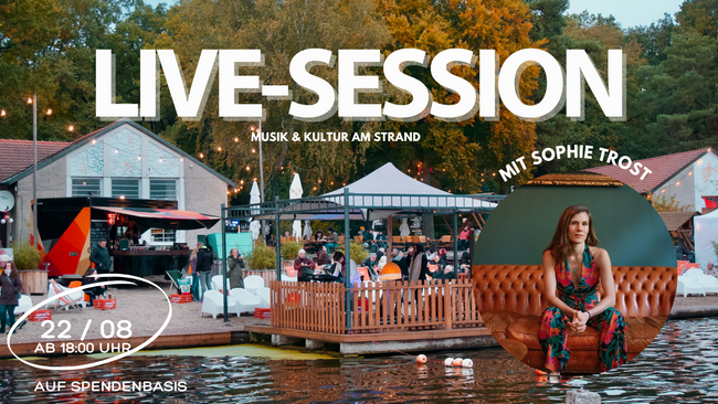 Live-Session im Strandbad : Sophie Trost
