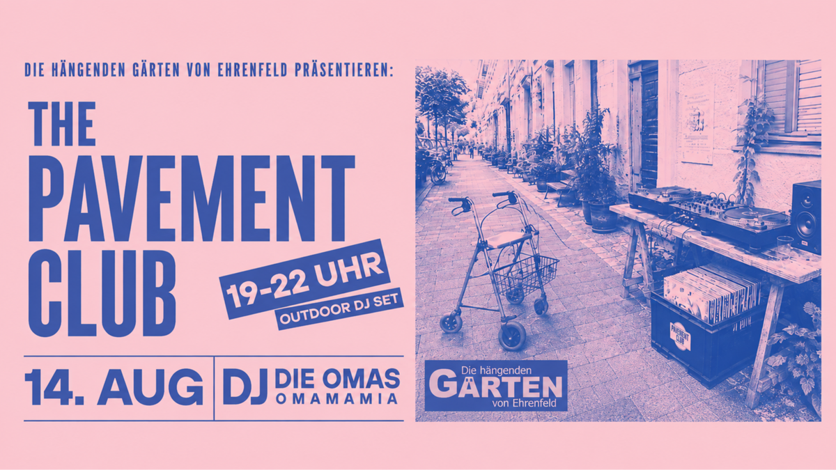 Titelbild der Veranstaltung THE PAVEMENT CLUB - Friday After Work