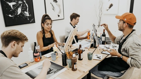 Malparty / Sip and Paint