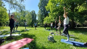 Yoga im Park