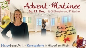 Advent Matinee am 21. Dezember in der Galerie Flow Fine Art Hitdorf am Rhein