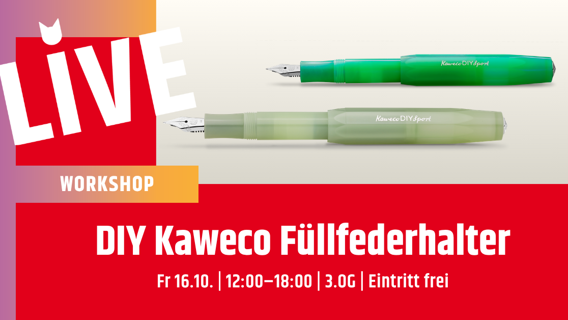 Bau deinen eigenen Kaweco Füllfederhalter