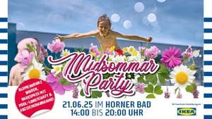 Midsommar-Fest im Stadionbad