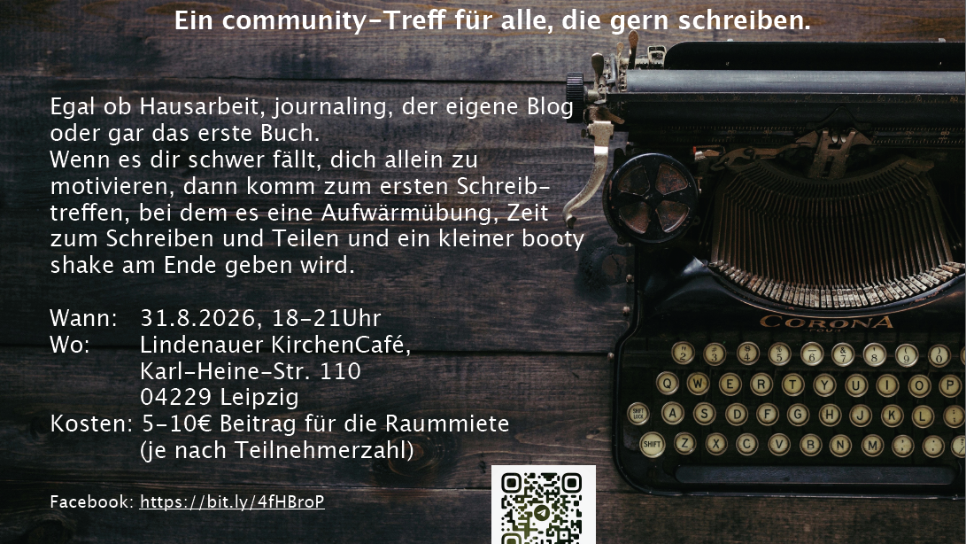 Titelbild der Veranstaltung SchreibRaum