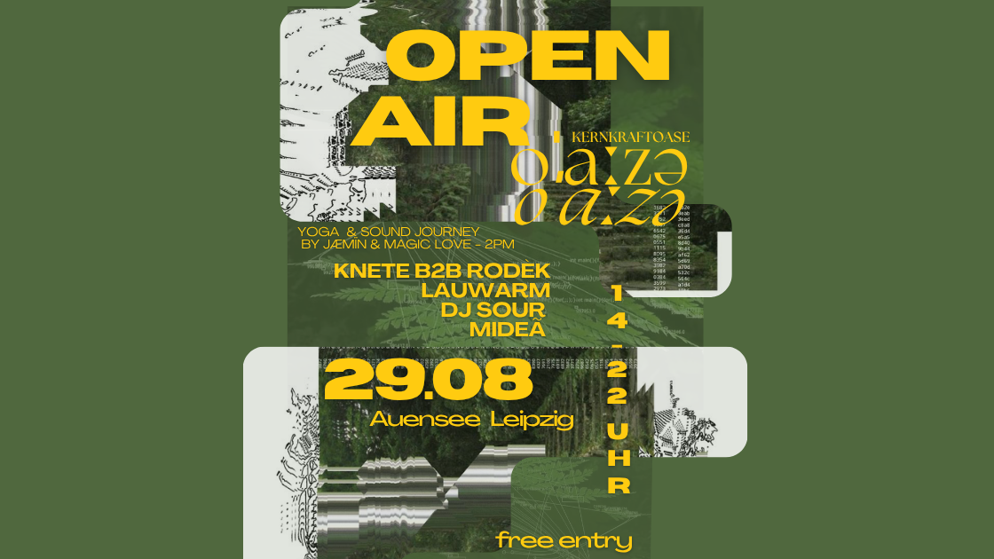Titelbild der Veranstaltung oˈaːzə OPENAIR by Kernkraftoase