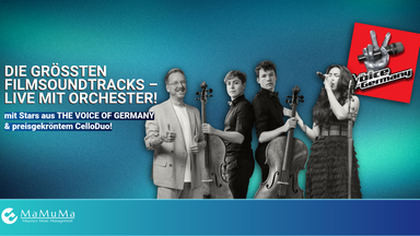 Große Filmmusik-Gala mit Stars aus "The Voice of Germany"