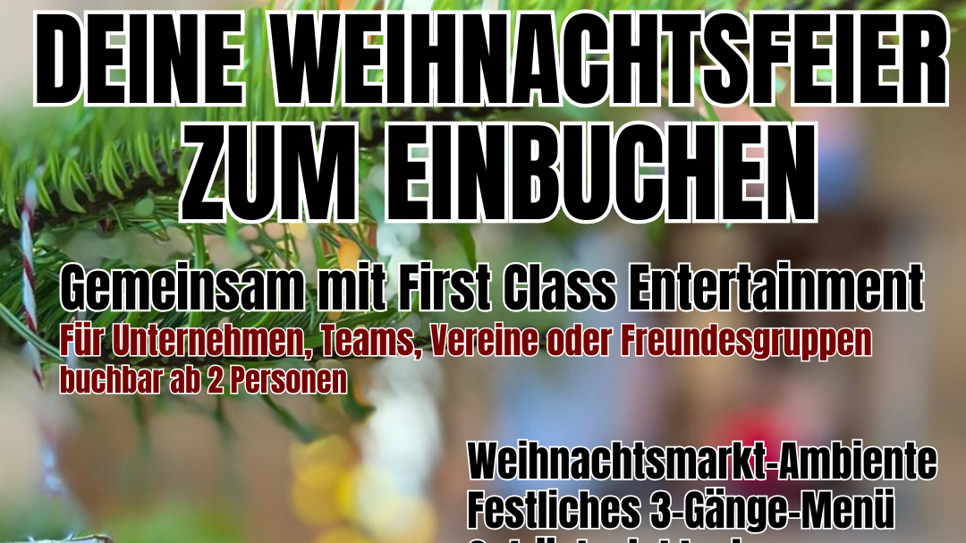 OPEN CHRISTMAS – Deine Weihnachtsfeier zum Einbuchen