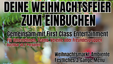 OPEN CHRISTMAS – Deine Weihnachtsfeier zum Einbuchen