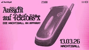 Nachtigall am Apparat