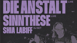 Die Anstalt (live, Berlin) + Sinnthese (live, Wien) + Shia LaBiff (DJ, Blank Wave)