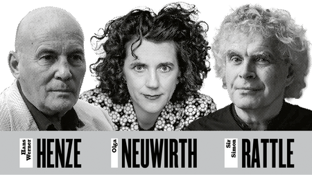 BR-Chor, WDR-Chor und BRSO mit Sir Simon Rattle bei der musica viva