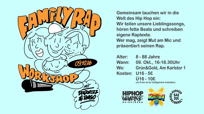 Family Rap Workshop - Hip Hop Kulturtage 2026