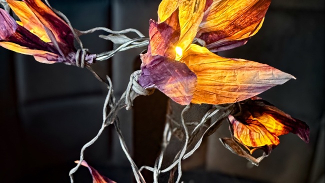 Kreativworkshop: Lichterkette aus finnischen Papiergarn