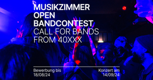 CALL FOR BANDS MUSIKZIMMER OPEN 2024 Bandcontest