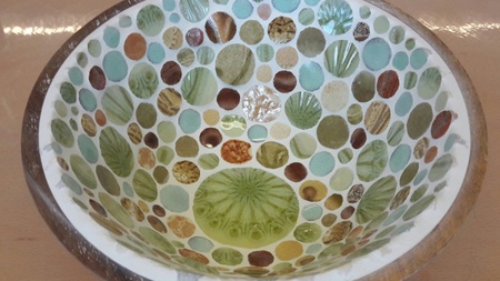 Mosaikwerkstatt am Wochenende in Kooperation mit der VHS West