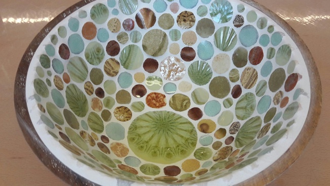 Mosaikwerkstatt am Wochenende in Kooperation mit der VHS West