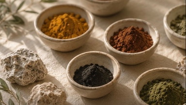 Naturfarben Workshop - vom Stein, Pflanze und Erde zum Pigment - entdecke natürliche Pigmente und werde kreativ