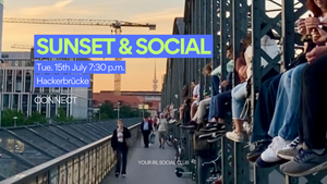 SUNSET & SOCIAL | CONNECT AND MAKE NEW FRIENDS BY SOCIALHOOD.MUNICH