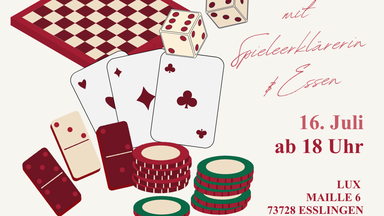 Geführter Spieleabend im LUX mit Buffet