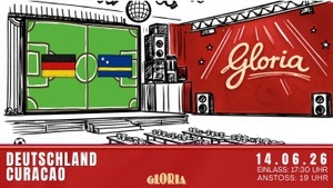 Public Viewing im GLORIA: Deutschland - Curaçao