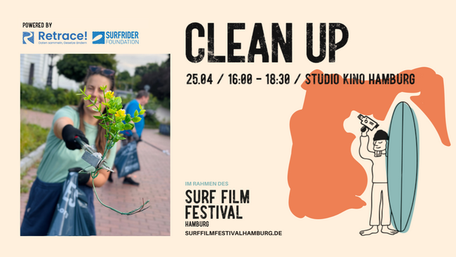 Retrace! Müllsammelaktion beim Surf Film Festival Hamburg