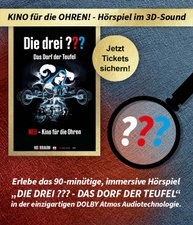 Kino für die Ohren: Die drei ??? - Das Dorf der Teufel