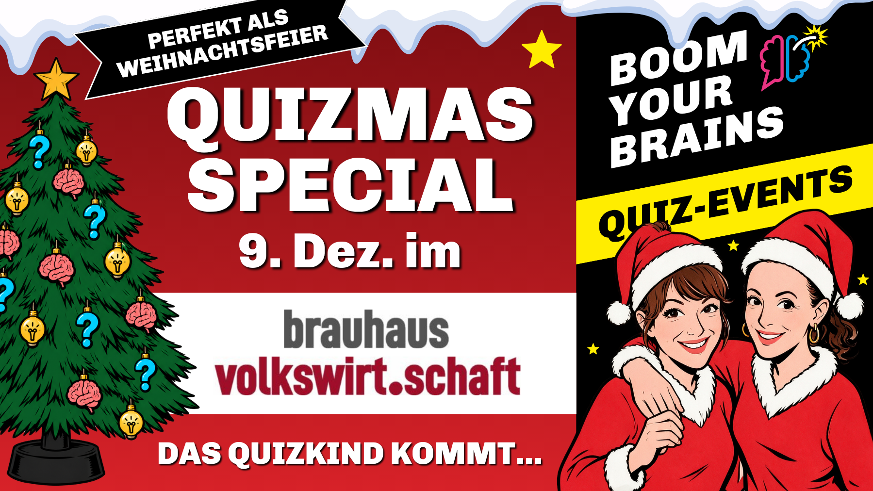 Quizmas-Special Belgisches Viertel | Boom Your Brains