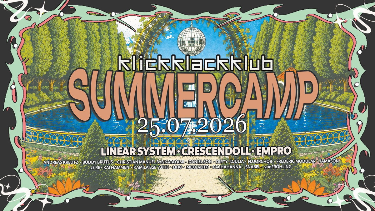 klickklackklub Summercamp 2026・NIGHT