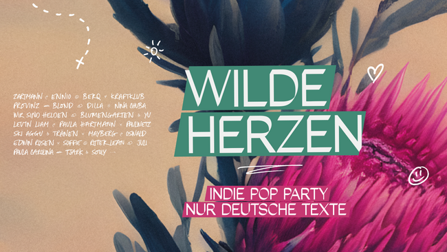 Wilde Herzen • Indie Pop Party mit deutschen Texten• Conny Kramer Münster
