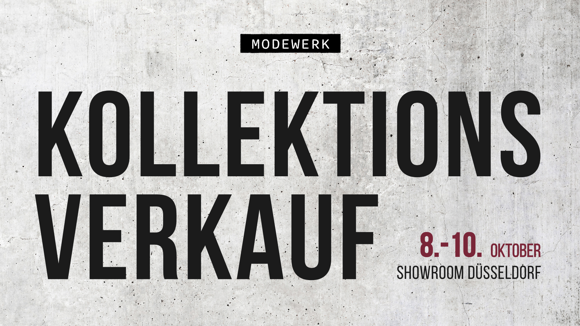 Kollektionsverkauf Düsseldorf | MODEWERK im Medienhafen