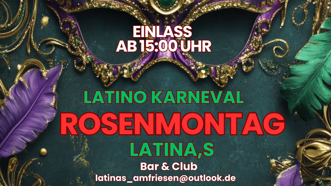 Rosenmontag Karneval Latino