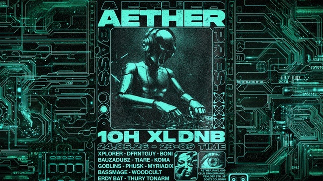 AETHER_BASS PRES.: AETHER_RAVE_005 - 10H XL DNB EDITION - PFINGSTEN