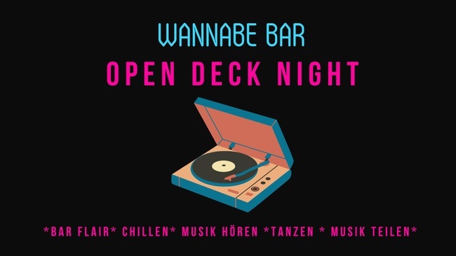 Wannabe Bar - Open Deck Night